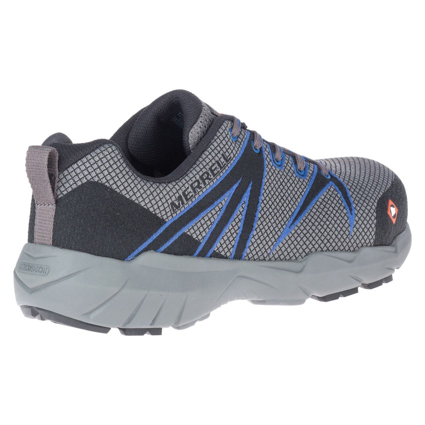 Chaussure de Securite Merrell Fullbench 55 Alloy Toe Grise Homme | E.A.VPLJ